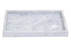 Interiors by Premier Marmore Grey Marble Tray