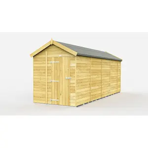 DIY Sheds 7x17 Apex Shed - Single Door Without Windows