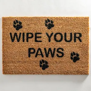 Wipe Your Paws Doormat - Regular 60x40cm