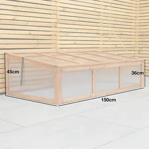 Woodside Large Wooden Cold Frame/Growhouse