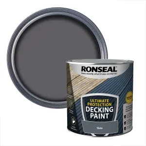 Ronseal Ultimate Protection Matt Slate Decking paint, 2.5L