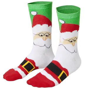 Christmas socks with Santa motif - colourful