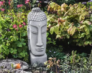 Traditional Temple Buddha Head Statue