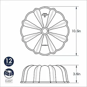 Nordic Ware Graphite Original ProCast Bundt Pan