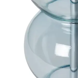 Inlight Remo Round Polished Chrome effect Table lamp