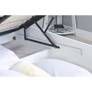 Birlea Phoenix Small Double Ottoman Bed White