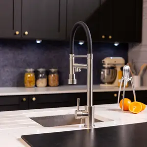 flode Mang Multi Use Kitchen Mixer Tap Brushed Steel