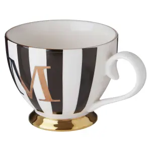 Maison by Premier Mimo Duchess M Letter Monogram Mug