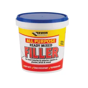 Everbuild All Purpose Ready Mixed Filler, White, 1 kg (Pack of 6)