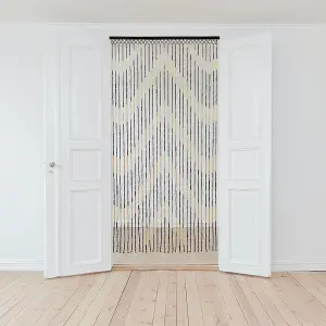 JVL Provence Beaded Door Curtain, 90 x 180 cm, Arrow