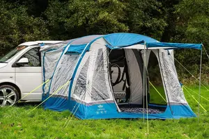 OLPRO Loopo Breeze Inflatable Campervan Awning Blue & Grey