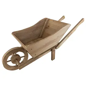 Woodside Wooden Wheel Barrow Planter