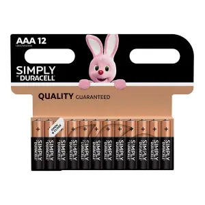 Simply AAA - Pack of 12 (Duracell S5939)