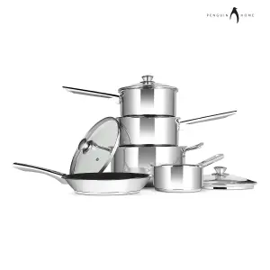 Penguin Home  Professional Induction Safe 5 Pieces Cookware Set