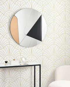 Wall Mirror TROUVILLE Black-Gold