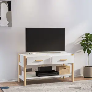 Berkfield TV Cabinet White 82x38x45 cm Engineered Wood