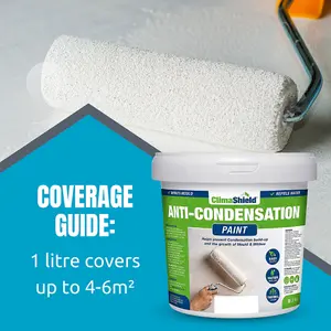 SmartSeal Anti-Condensation Paint, Berry Sorbet (5L) Bathroom, Kitchen, Bedroom Walls, Ceilings, Stop Moisture & Condensation