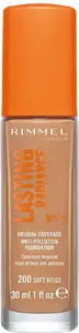 Rimmel Lasting Radiance Medium Coverage Anti Pollution Foundation, SPF 25, 200 Soft Beige (Wake Me Up Foundation Improved Formula), 30 Ml (Pack Of 1)