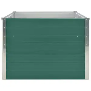 Berkfield Raised Garden Bed 160x80x45 cm Galvanised Steel Green