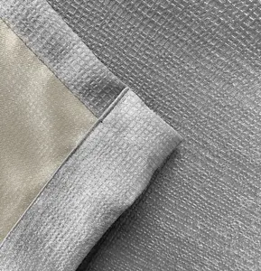 Enhanced Living Matrix Grey Silver 90 x 108 inch (229x274cm) Tape Top Thermal Noise reducing Dim Out Curtains