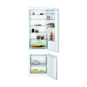 NEFF KI5872SE0G 70:30 Classic Integrated Frost free Fridge freezer - White