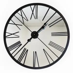 70cm x 70cm Rustic Metal Clock