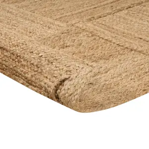 Jute Area Rug 300 x 400 cm Beige ESENTEPE