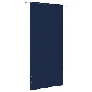 Berkfield Balcony Screen Blue 120x240 cm Oxford Fabric