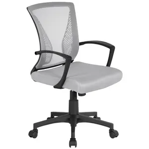 Mid-back Mesh Office Chair Grey