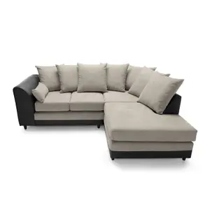 Dylan Corner Sofa Right Facing in Sand