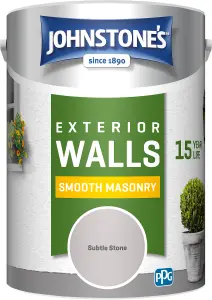 Johnstone's Masonry Paint Subtle Stone - 5L