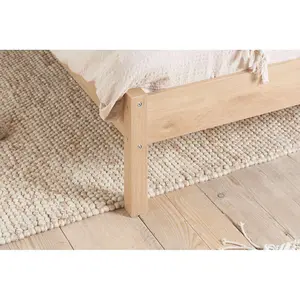 Birlea Croxley King Rattan Bed Oak