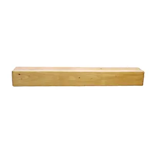 Focal Point Round Traditional Natural Fully finished Beam Mantel (H) 140mm (W) 1220mm (D)140mm