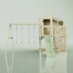 PolarPlay Kids Climbing Tower & Playhouse with Swing and Slide - Swing Geir Sage