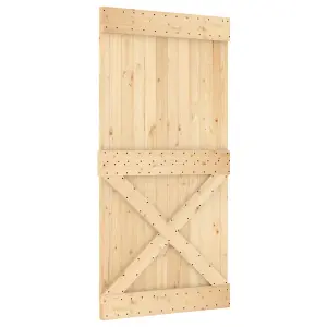 Berkfield Door NARVIK 100x210 cm Solid Wood Pine