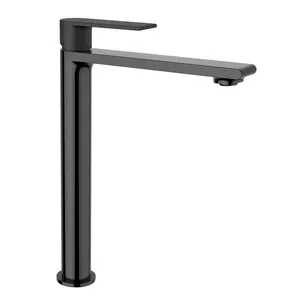 Faucet Lonato XL Gun Metal With Black - Washbasin Faucet Washbasin Faucet Bathroom Bathroom Faucet Dark Grey