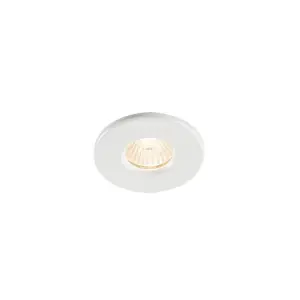 Luminosa Bathroom Recessed Downlight - White, IP65 GU10