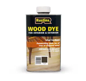 Rustins Wood Dye - Dark Teak 1ltr