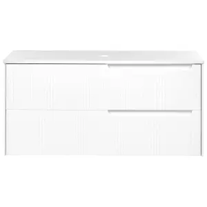 Bathroom Wall Mounted Cabinet 100 x 52 cm White QUINTELA