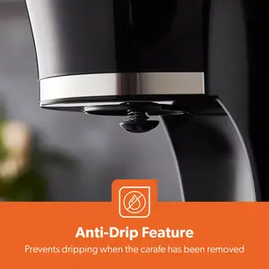 1.5L Filter Coffee Machine 800W Instant Coffee, Espresso & More