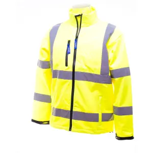 Yoko Mens Hi-Vis Sofshell Jacket