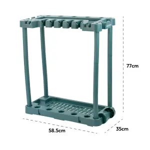 KCT Garden Tool Trolley Rack Storage Organiser