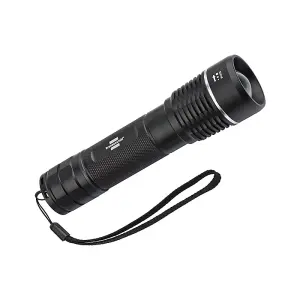 Brennenstuhl Rechargeable Torch - 1250 Lumen 220 Metre Adjustable Beam - Aluminum Body