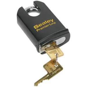 Heavy-Duty 61mm Anti-Drill Shrouded Padlock with 11mm Hardened Steel Shackle and 2 Keys