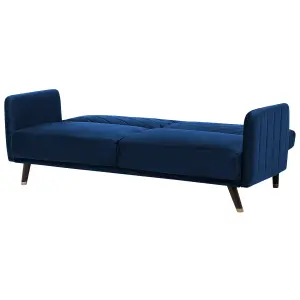 Sofa Bed SENJA Navy Blue Velvet