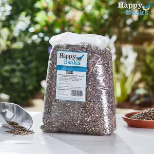 Happy Beaks Premium Bird Food Goldfinch Seed Mix (12.75kg) High Energy Feed for Wild Garden Birds