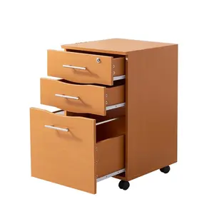 Denzel Under Desk Mobile Pedestal 3 Drawer Unit, Filing Cabinet