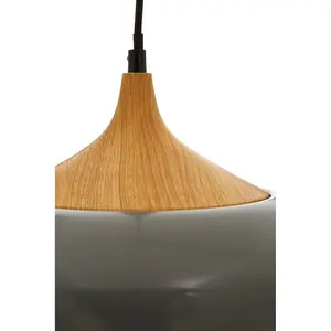 Interiors by Premier Blayne Grey Pendant Light