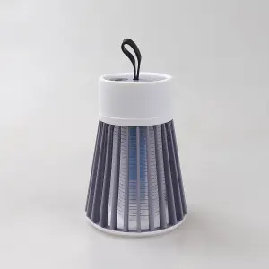 Fly Killer Lamp - Cordless Freestanding or Hanging Indoor Outdoor Garden UV Light Zapper - Attract & Zap Insects Mosquitos Midges