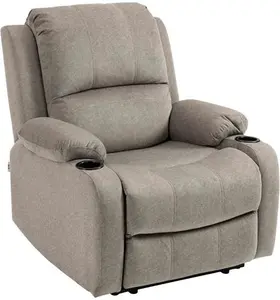 HOMCOM Recliner Armchair W/ Cup Holder | Robert Dyas